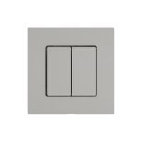 Bedienaufsatz zu Druckschalter EDIZIO.liv Wiser SNAPFIX® 2K WLAN 2T hgu