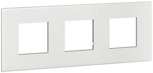 Abdeckrahmen ATO 3×1 Modul vertikal/horiz. weiss