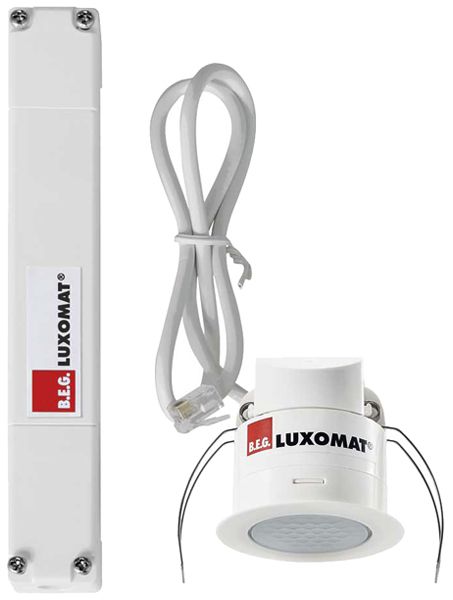 EB-Präsenzmelder Swisslux BEG Luxomat PD11-M-DACO-FLAT DALI-2 weiss