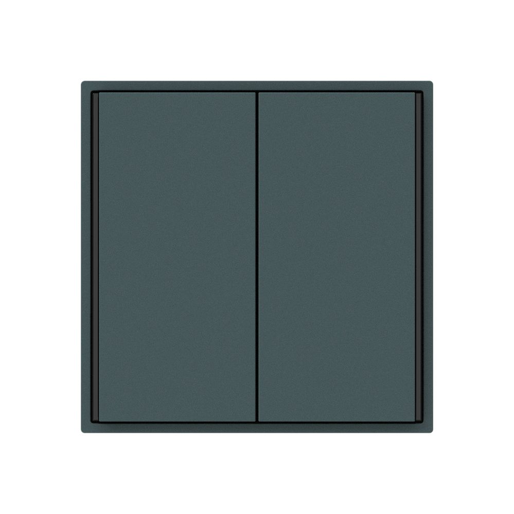 Poussoir KNX KAL 2×touches 4×points actionnables LED anthracite