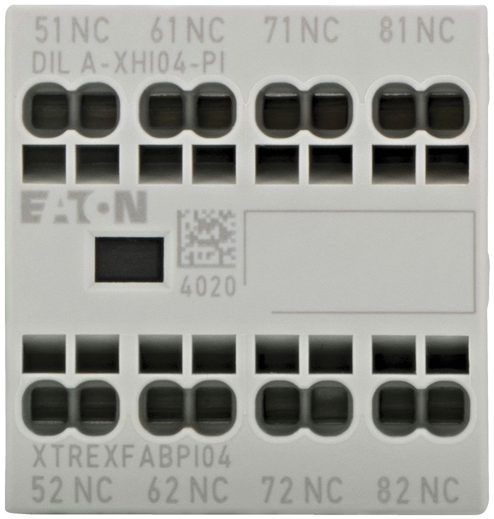 Hilfsschalter Eaton, 4P, Ith=16A, 4Ö, Frontbefestigung, Push-in-Klemmen
