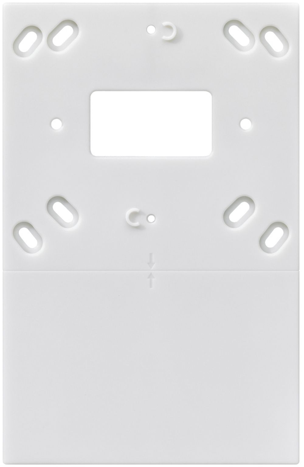 Plaque d'installation Hager pour boîte double ENC, pour interphone