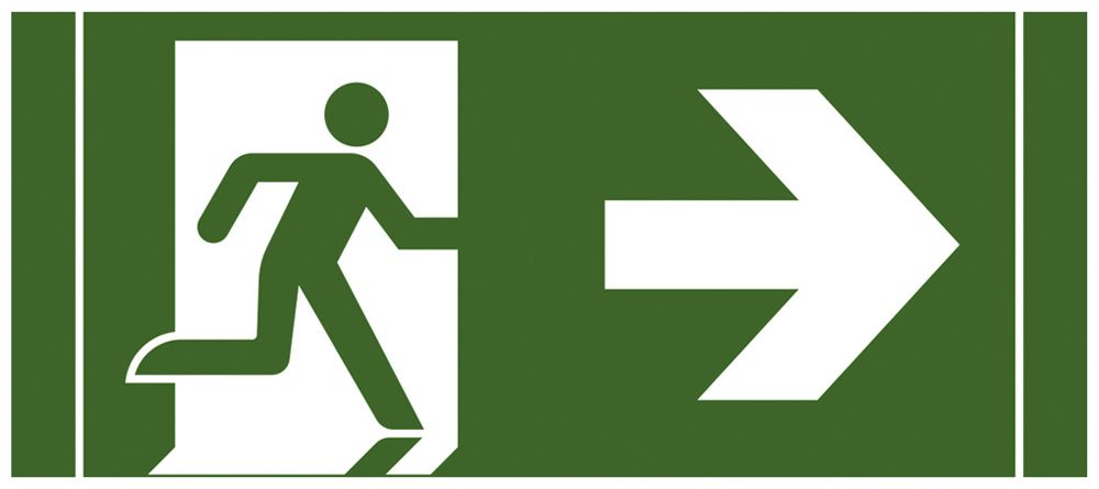 Piktogramm SCHUCH 121/34 W Pfeil nach rechts, selbstklebend