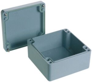 Scatola AP PEs 160×160×90mm grigio chiaro IP65 Lithos