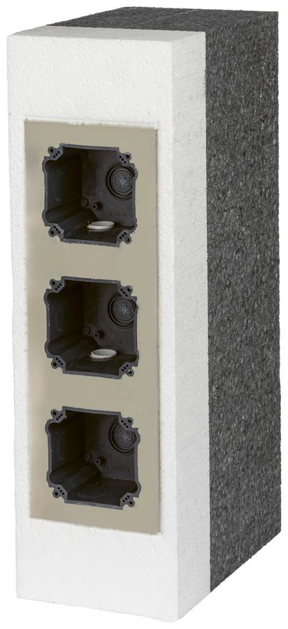 Geräteträger mit Einlasskasten Gr.I-I-I NUP/E 220…240mm