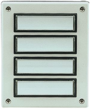 Placca piani AP 4 contatti bianco