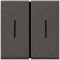 Contact à bascule INC MOS 2×AR 6A magnésium 2modules