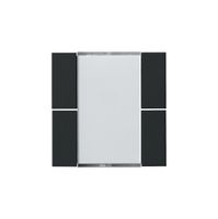 Frontset Hager kallysto 4×KNX schwarz