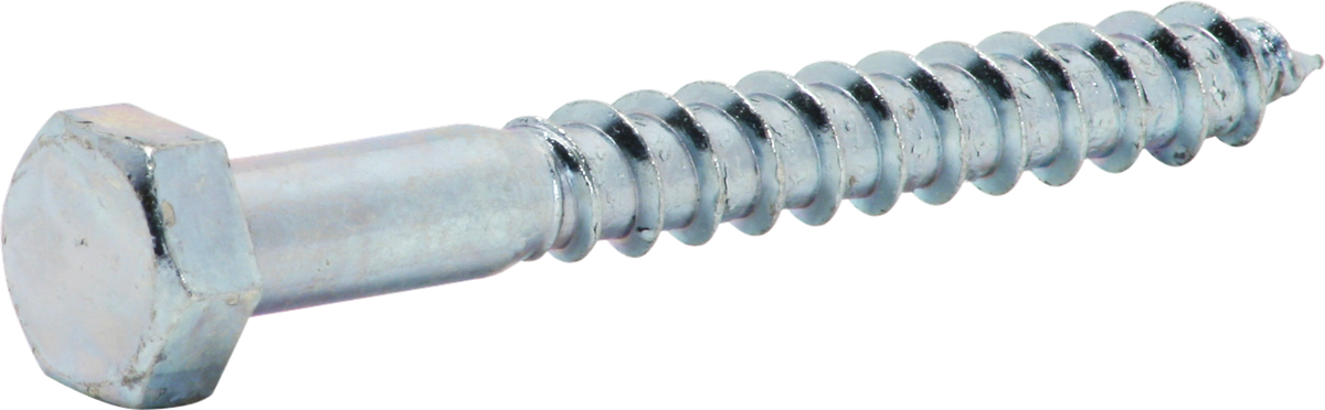 Vis à bois à tête hexagonale 8×70mm DIN 571, fraisée, zinguée