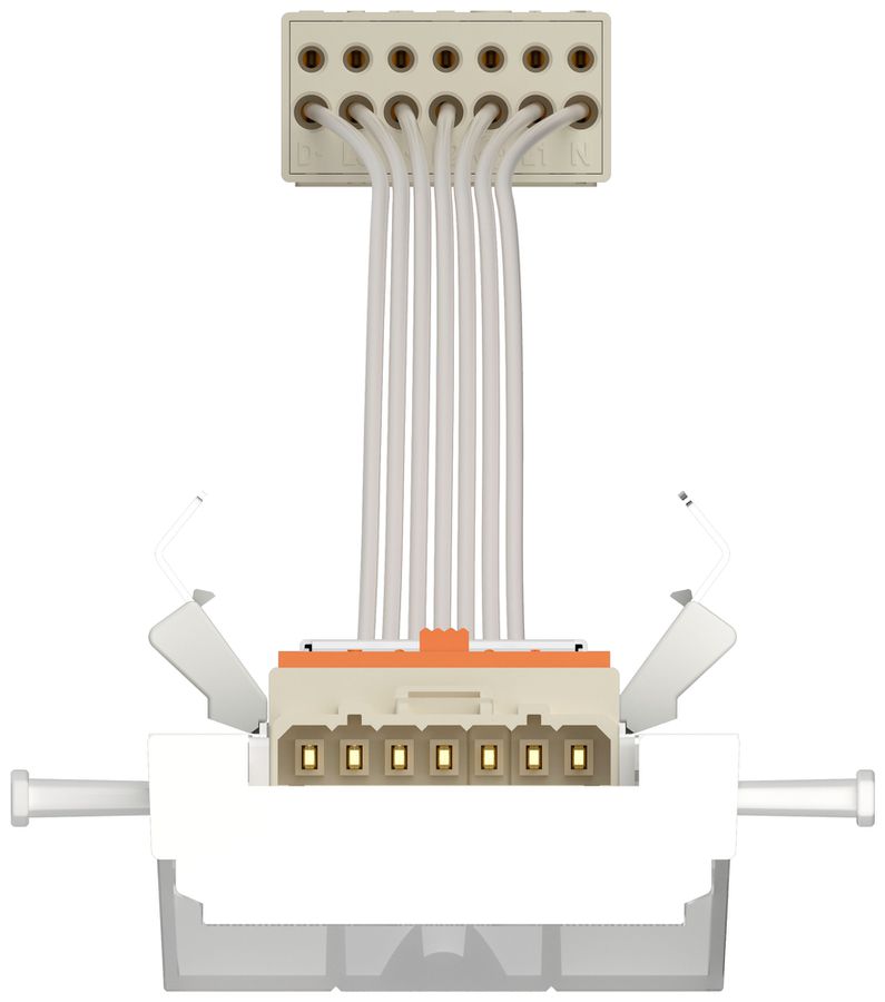 Insert lumineux LED DOTLUX LINEAone 74W 12950lm 4000K VWB 1472mm blanc