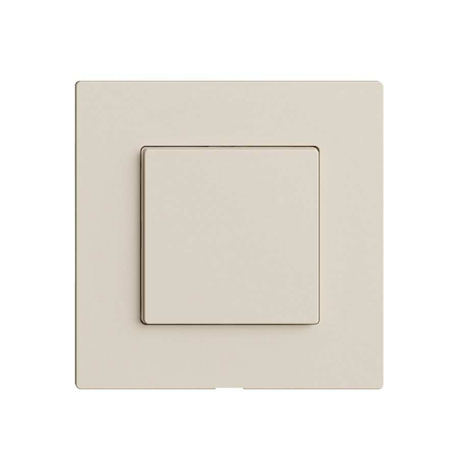 Kit copertura per interruttore 1c/1t Edue Wiser crema