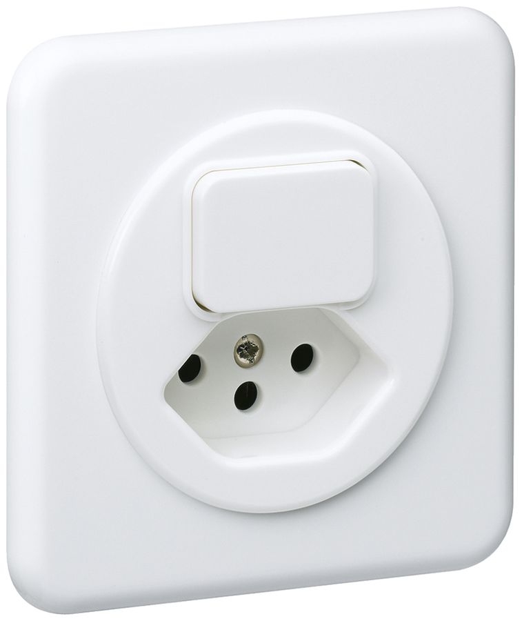 UP-Kombination I basico LR+Typ 13 Phasenanschnitt 20…400W/VA weiss