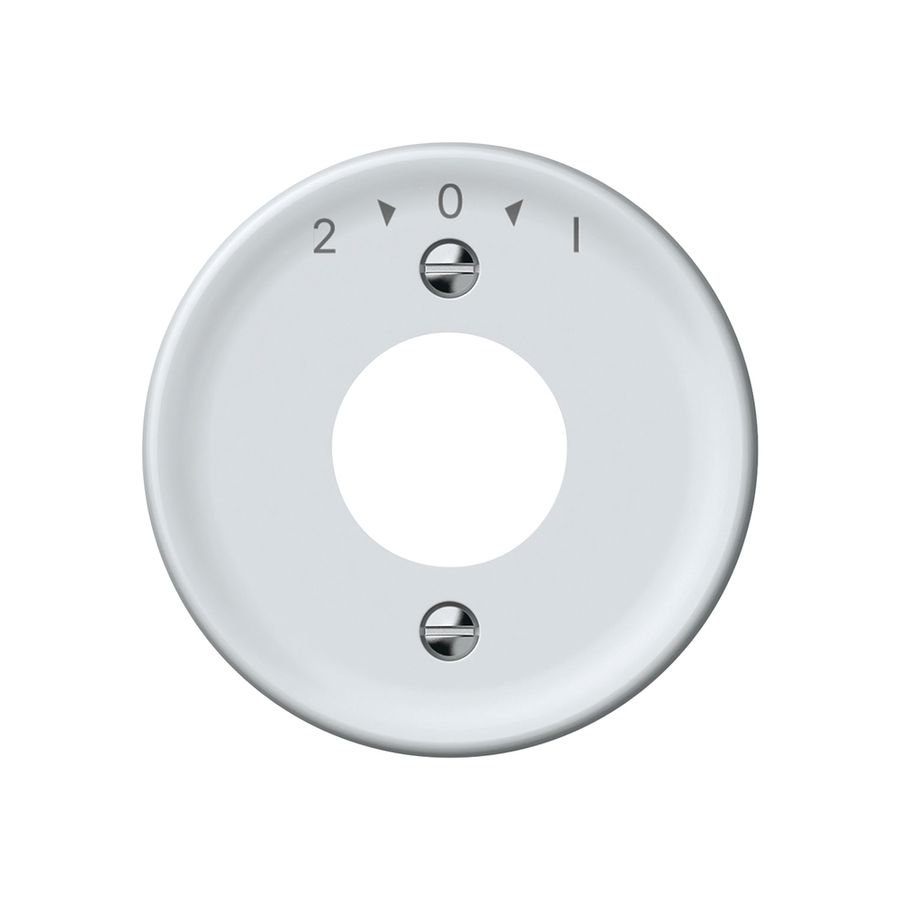 Frontset origin Schlüsseltaster 2>0<1 60×60mm ws