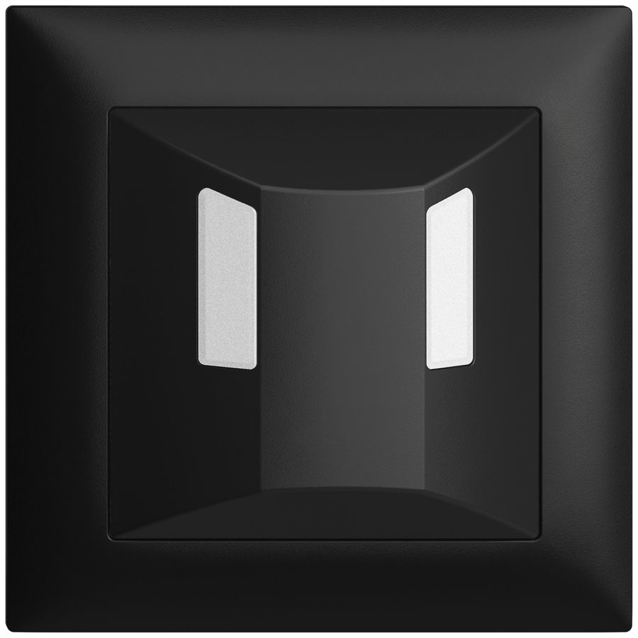 Haube für EDIZIOdue PIRI 180 schwarz mit Abdeckrahmen