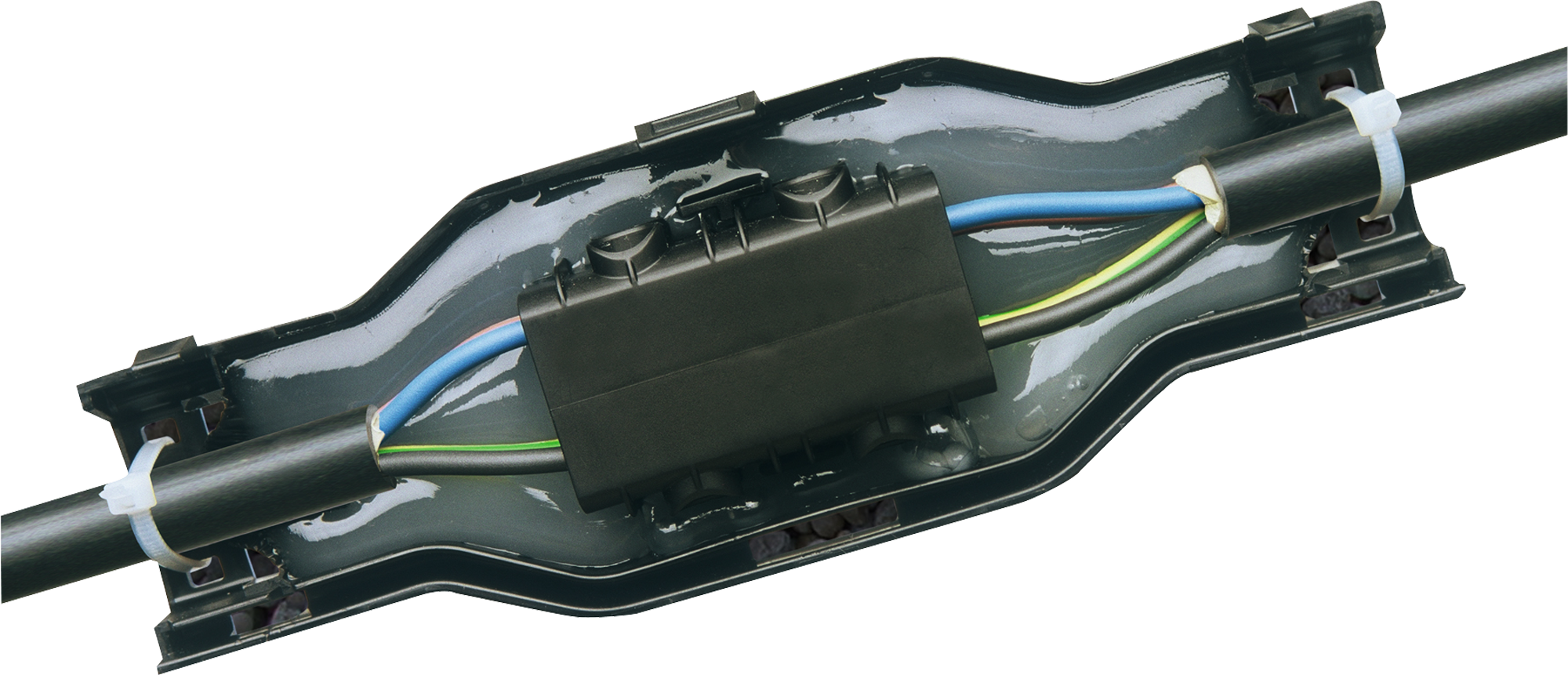 Manchon de jonction/dérivation 4L 6…25mm²