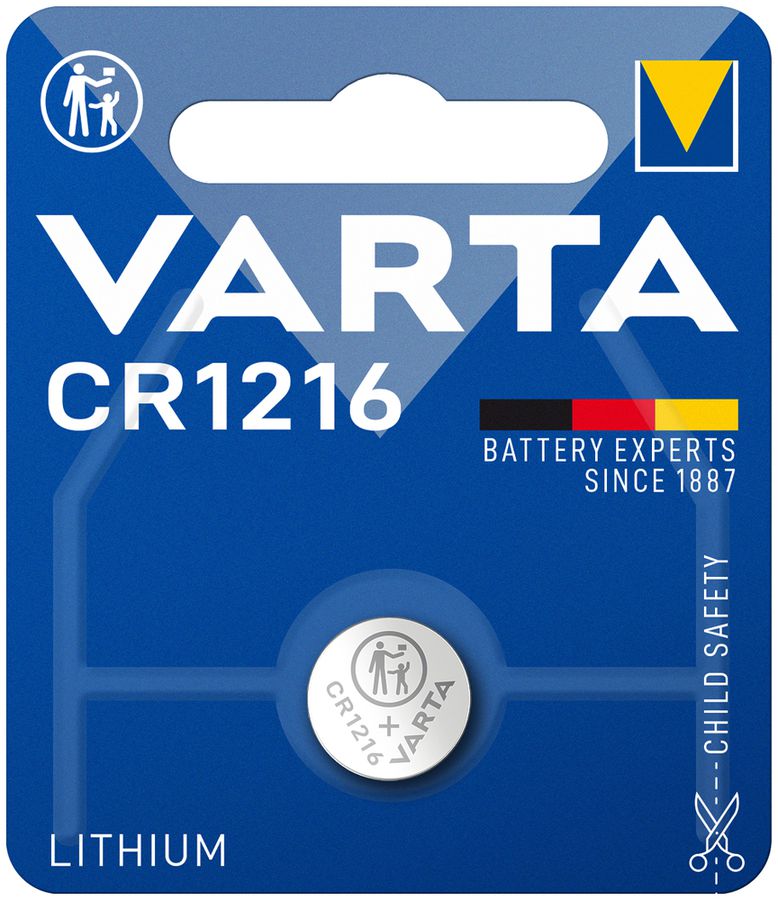 Pile bouton lithium VARTA Electronics CR1216 3V blister à 1 pièce