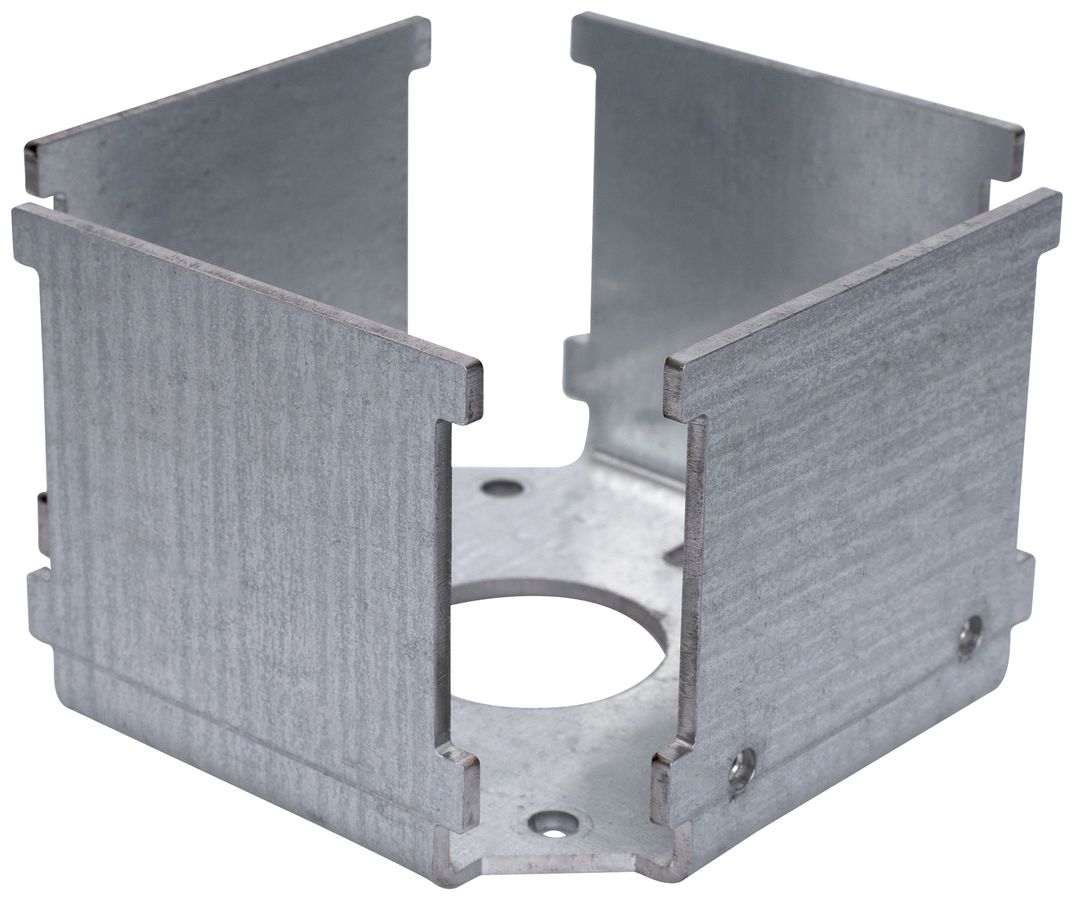 Plaque de montage DOTLUX WAY acier 115×115×75mm gris