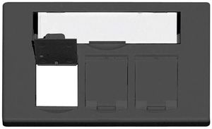 Scatola di raccordo Dätwyler FLF 2×ms1/8 nero