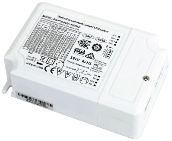 Driver LED IQLEDS für Ulysse6 60W 1…10V DALI Touch 3…42VDC 0.8…2A 123×79×31mm