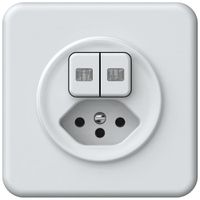 Combinaison ENC origin sch 3+3 + 1×type 13 92×92mm 2×lumineux blanc