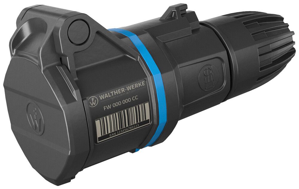 Kupplung CEE NEO 3P 16A 200…250V 6h blau IP54 Schraubklemme