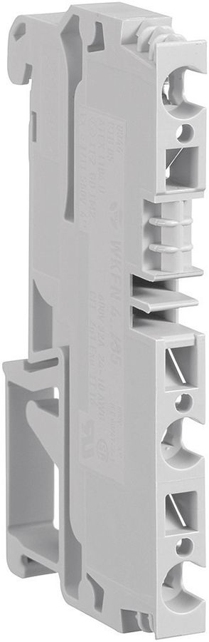 Borne de dérivation Hager 4mm², 3×L, 800V/32A, enfichable, ouvert sur le côté