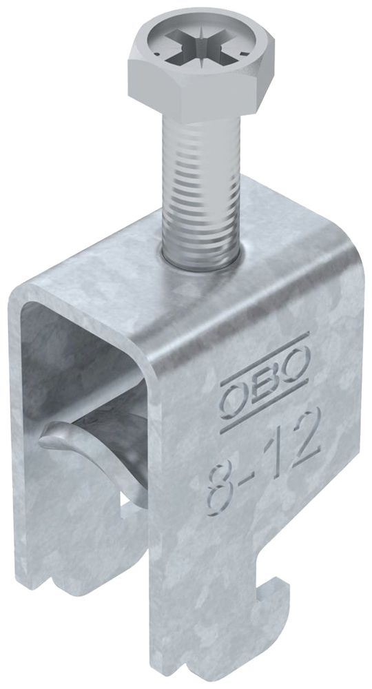 Fixation rapide BET 2056 pied à N métal 8…12mm 1×câble acier Zn-ch-im