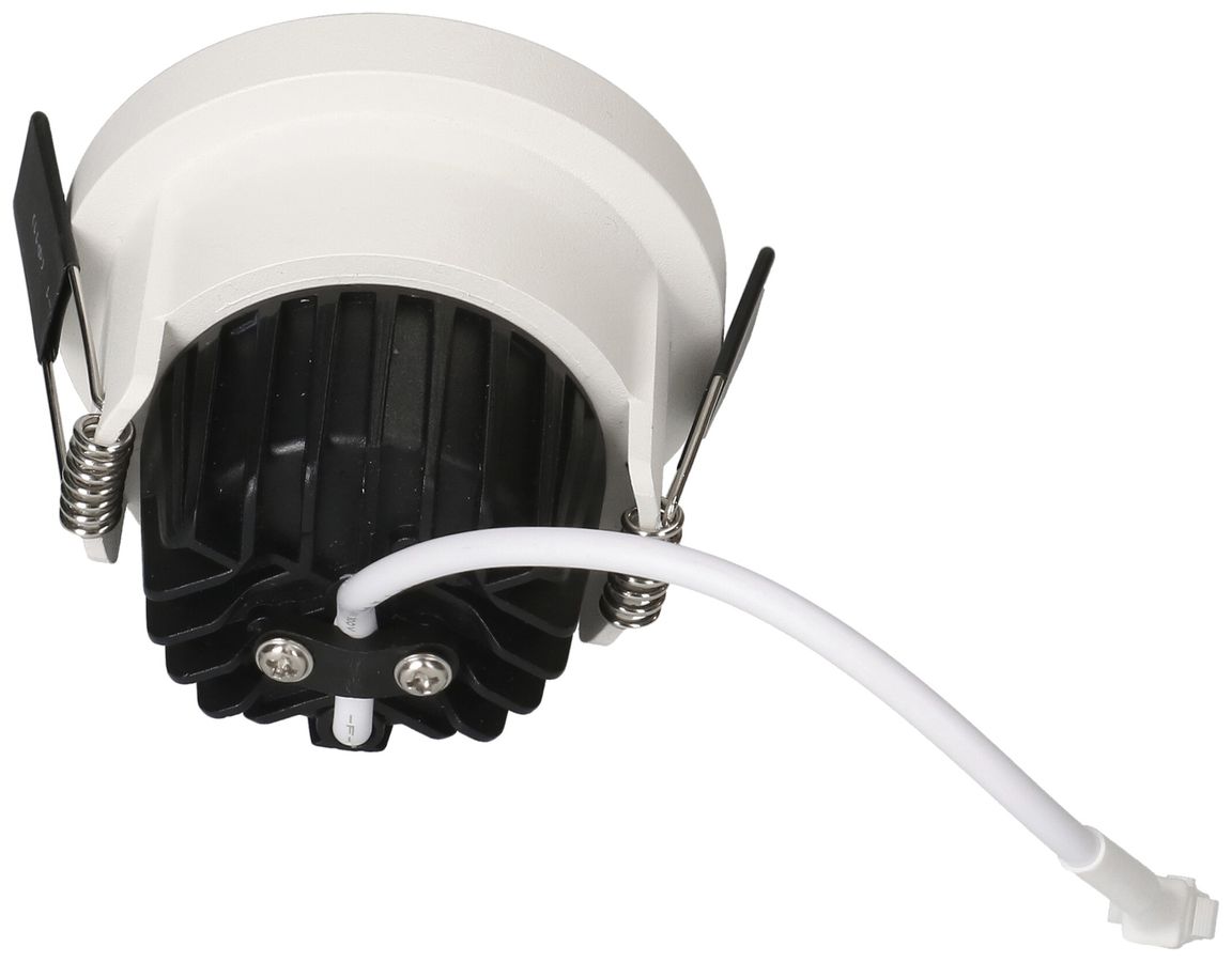 EB-LED-Spot maxLUCE ATMA 68 6.5W 660lm 3000K IP44 MB DIM Ø75mm weiss 32°