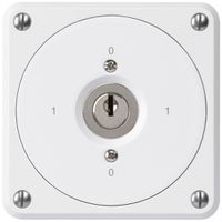 UP-Schlüsselschalter robusto ohne Klappdeckel 0/3P weiss für Kombination