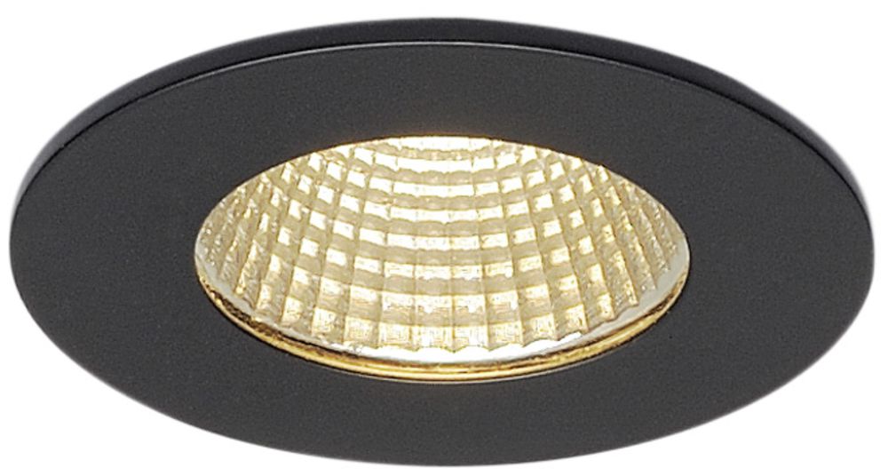 EB-LED-Downlight SLV PATTA-I, 12W 775lm 3000K rund IP65 mattschwarz