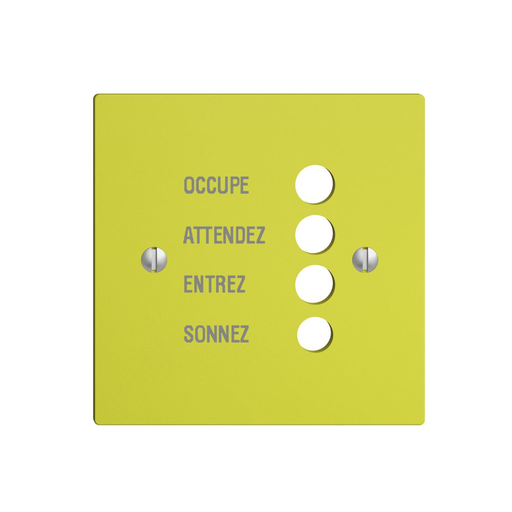 Frontplatte EDIZIOdue lemon französisch