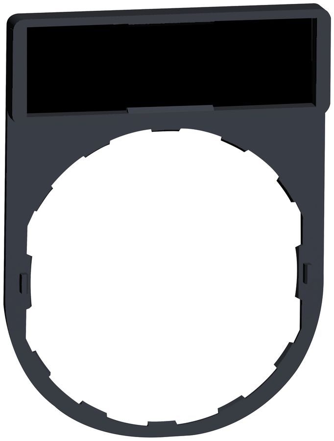 Porte-plaquette Schneider Electric 30×40mm noir o.ro