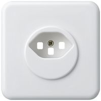 UP-Frontset basico Typ 23 86×86mm weiss mit Kinderschutz