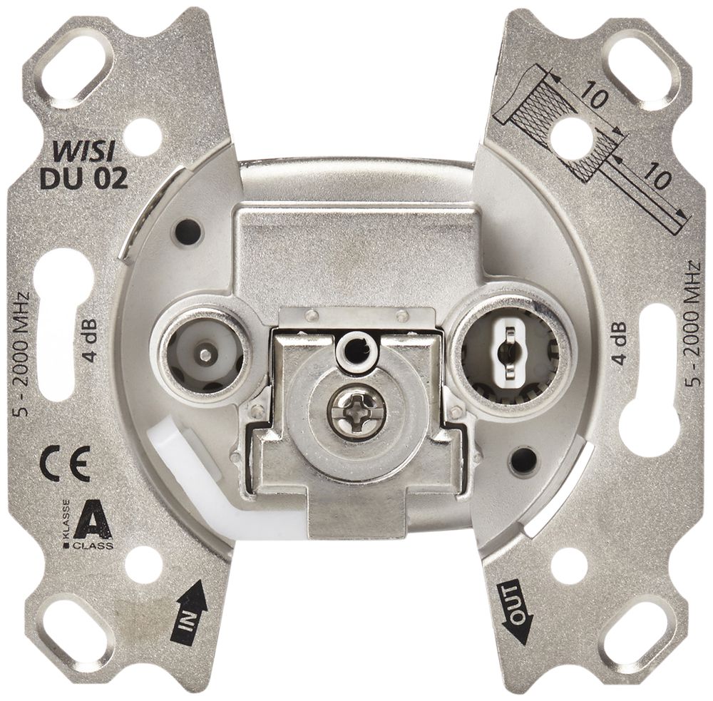 Breitbanddose 2-Loch 4dB