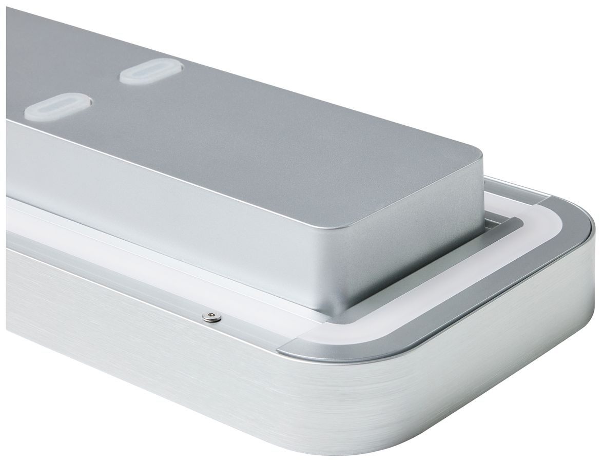 LED-Deckenleuchte Sir Heian Blade 38W 3850lm 930…940 DALI 1200×130mm Silber