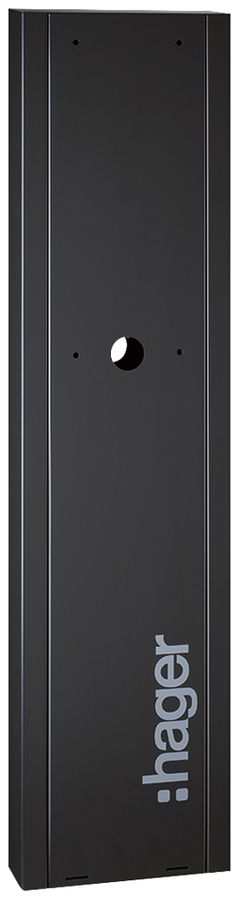 Pied-support Hager XEVA110 pour 1×borne de charge witty 321×1270×190mm