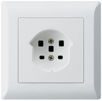 UP-Steckdose kallysto.line T25 weiss Schraubklemmen