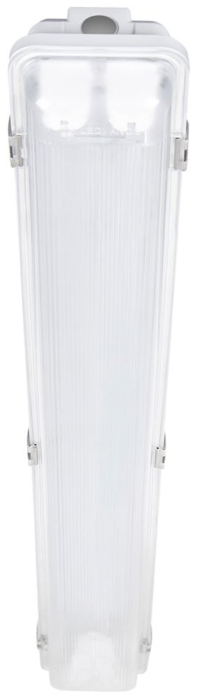 LED-Feuchtraumleuchte LEDVANCE DP 600 2×G13 IP65 675×95×70mm grau