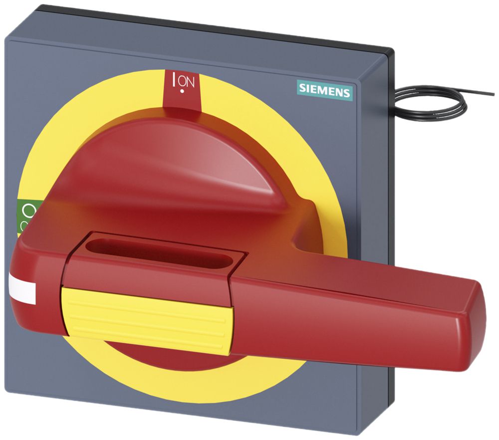 Manette arrêt d'urgence Siemens SENTRON pour 3KD t.3 / 3KF t.2+3, illuminé