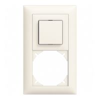 UP-Kombination EDIZIOdue S3+leer weiss vertikal