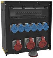 Distributore di corrente EVGMB 6520-23/63A 1×63A 2×32A 1×16A 6×T23 IP44