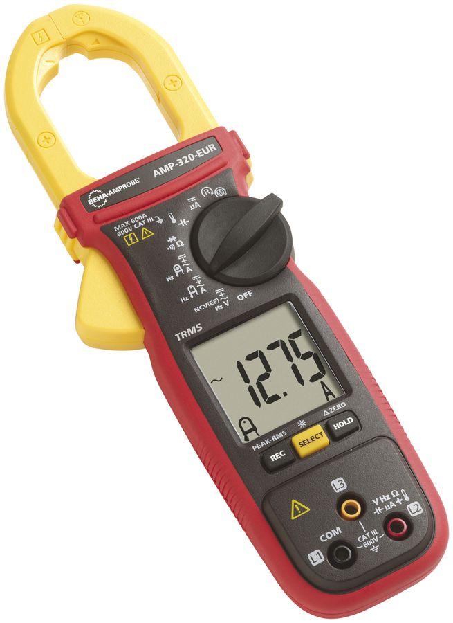 Strumento digitale a pinza AMP 320-EUR Fluke 600A 600VACDC