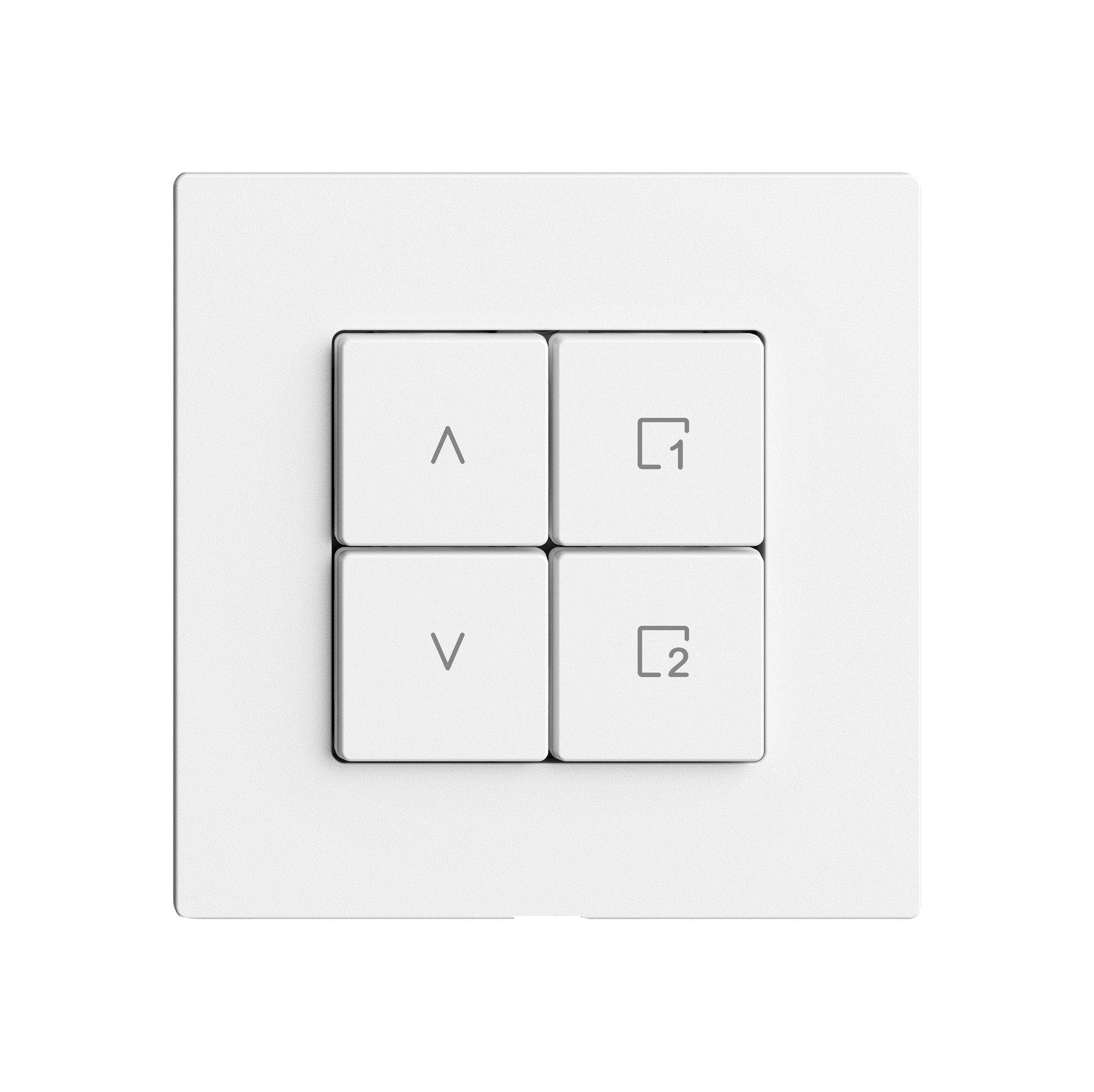 Comando per interruttore tapparelle EDIZIOdue Wiser 1c 4t bi