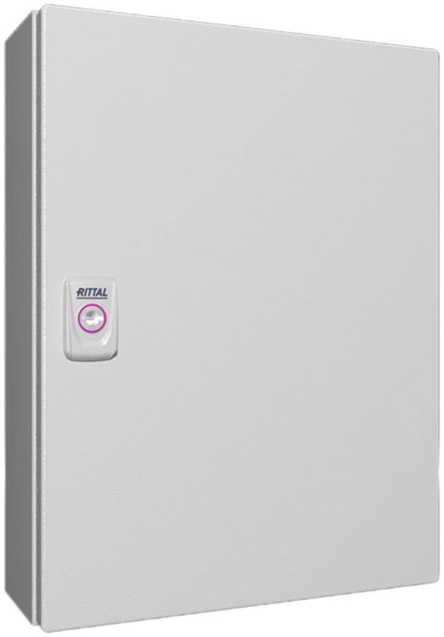 Petit boîtier Rittal KX E-Box, IP66, 300×400×120mm, tôle d'acier