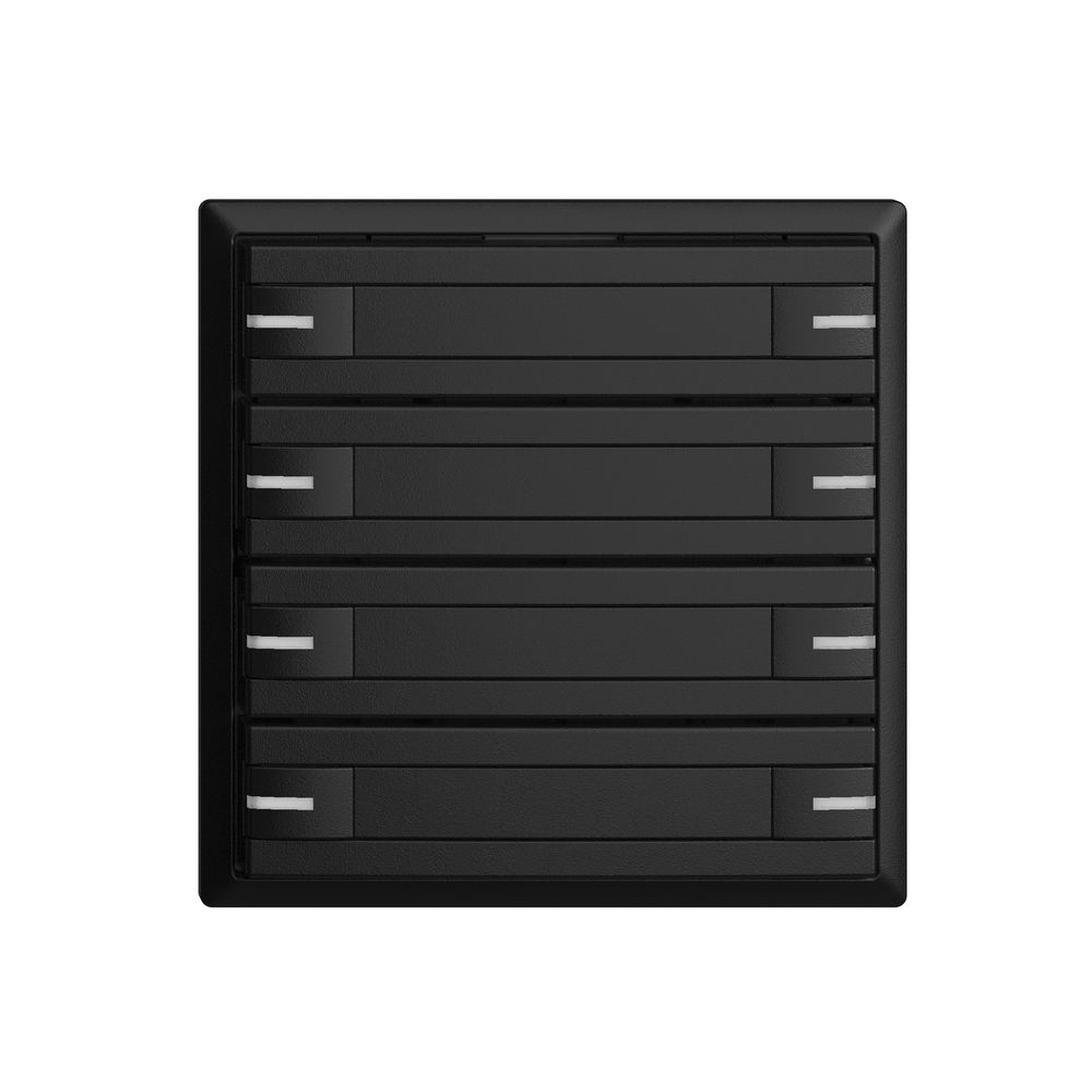 Poussoir KNX RGB EDUE, 250mW, a.LED RGB, a.papier, 8×poussoir, 1×touche, no