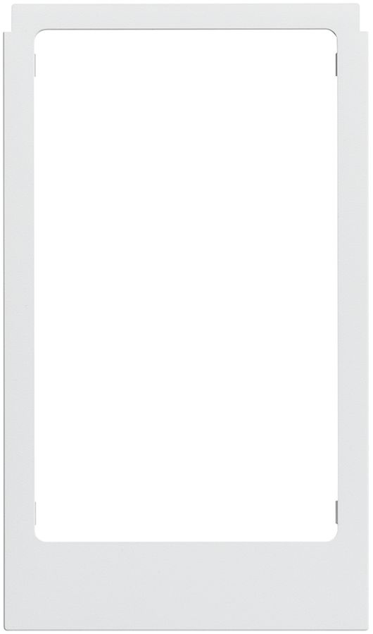 Designrahmen Video Hager elcom.touch eckig weiss
