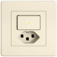 UP-Kombination EDIZIO.liv SNAPFIX® S6K+T23 Frontbeleuchtung gb cr