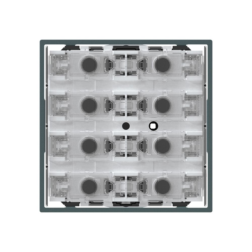 Poussoir KNX KAL p.8×touches 8×points actionnables LED anthracite