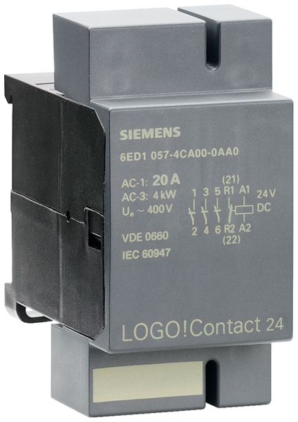 Schützmodul Siemens LOGO! Contact 24VDC 3S 1O