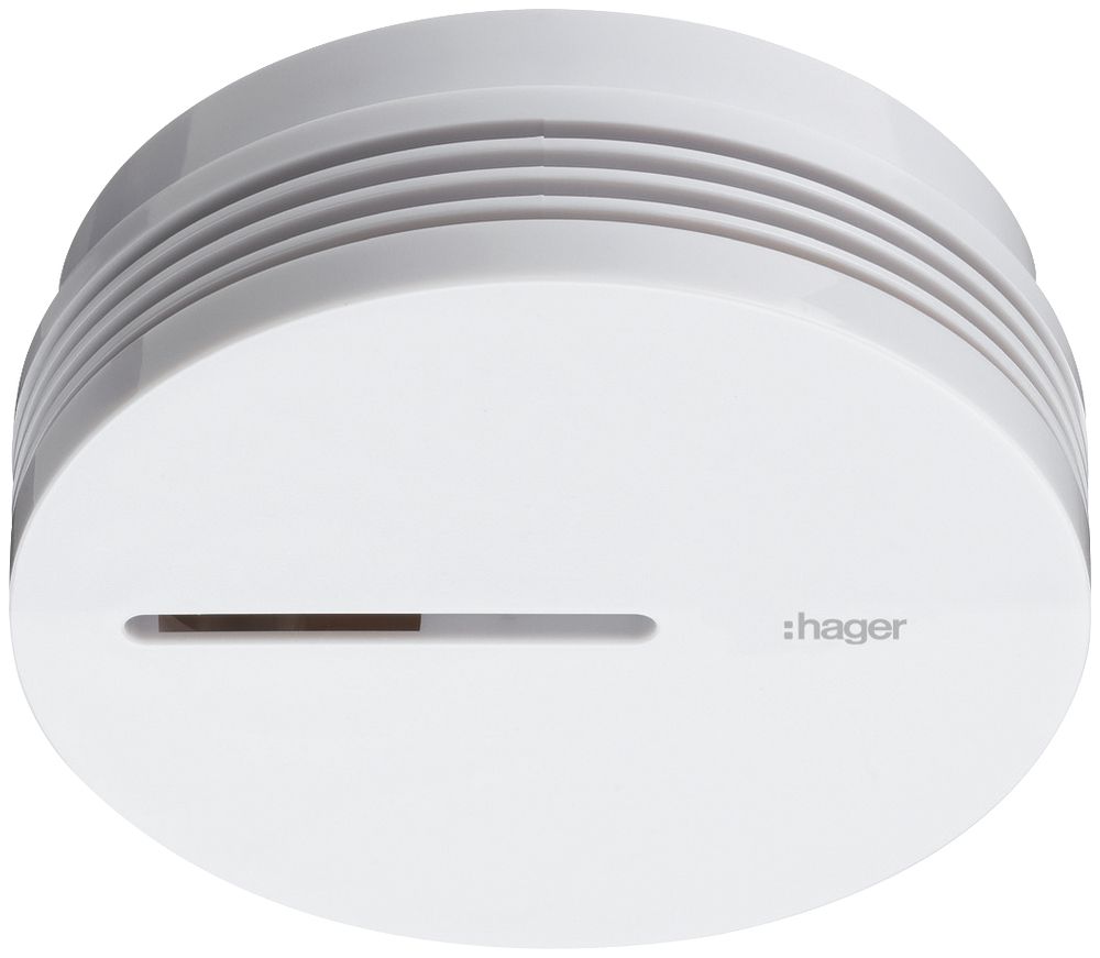 AP-Rauchmelder Hager VDS Q, Batterie 3V, weiss